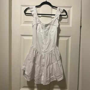 Unbranded white stretchy dress size xsmall
